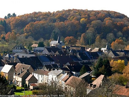 Panorama overlooking Bellegarde en Marche