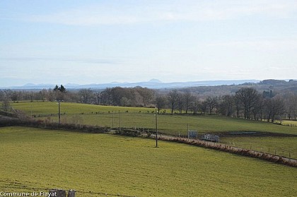 Panoramic view of the Chaîne des Puys