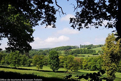 Vue sur la haute vallée de la Creuse