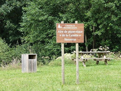 Aire de pique-nique de la Canette