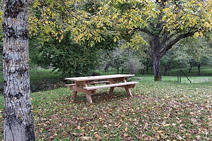 Aire de pique-nique à Molières