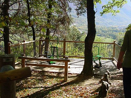 Connected sports-fitness-nature trail in Chaniet Wood