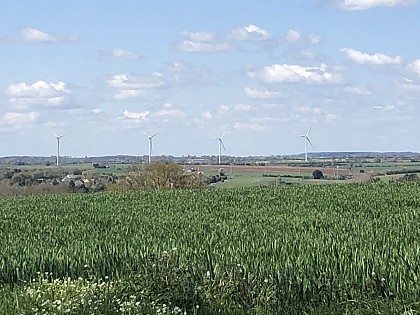 Vue sur les Héoliennes
