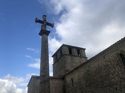 L'église de Veyrines depuis Satillieu