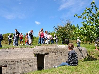 Les batteries du Mont Canisy & son panorama