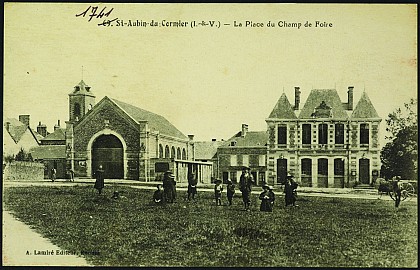 La mairie et la halle