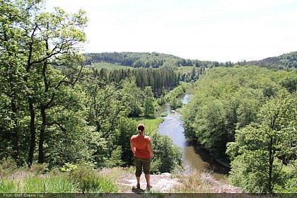 Viewpoint from Squirrel Rock in Chiny