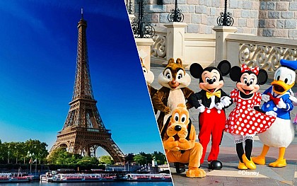 Combo: Eiffel Tower Summit Tour + Disneyland®Paris Tickets