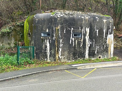 Route de la ligne maginot aquatique - blockhaus de défense