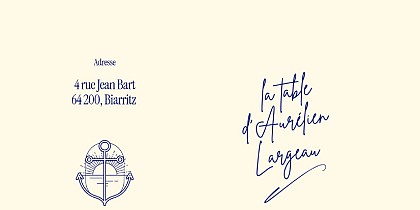 La Table d'Aurélien Largeau