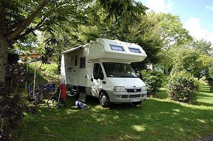Aire de service pour les campings-cars