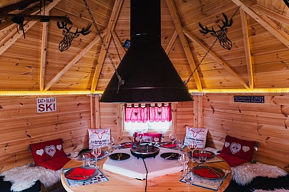 Les kotas du restaurant la Petite Suisse