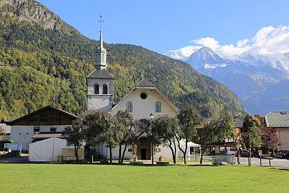 Saint Loup church in Servoz