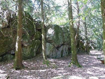 Le mur du diable, site d'escalade