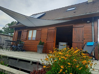 Chalet écologique à la campagne