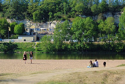Plage de l'île de la Métairie