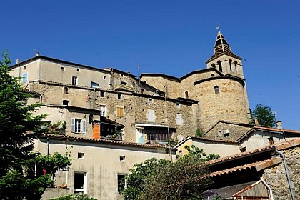 Village de Laurac en vivarais