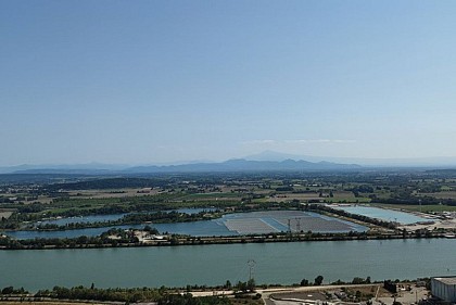 Panorama sur le Rhône