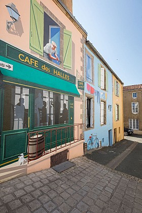 Le mur peint de la rue de l'église