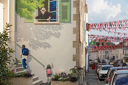 Le mur peint de la rue de Saumur