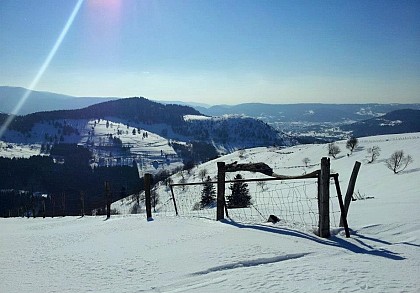 The orientation table on the Tête des Champs