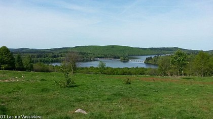 Point de vue sur l'île de Vassivière