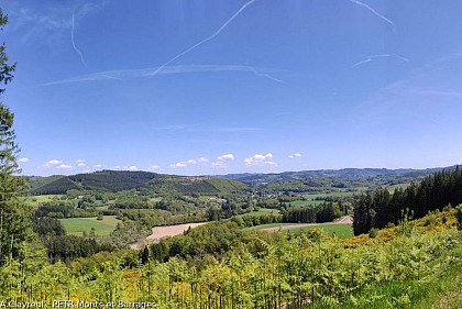Point de vue sur la vallée