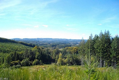 View over the Monédieres massif