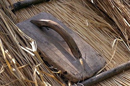 Maison en toit de chaume