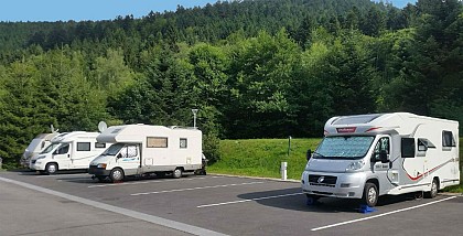Aire de stationnement pour camping-cars du Domaine du Haut des Bluches