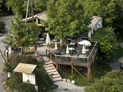 Restaurant at the campsite Les Arches