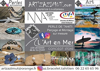 Workshop / Shop Art' Zazimut Perle de Tahiti Laurence Loustaneau