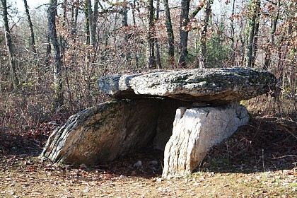 Dolmen (sépulture collective de 2500 à 1700 avant J-C)