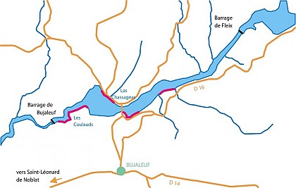 Parcours  Pêche à la Carpe de Nuit