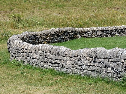 The crown of the low walls