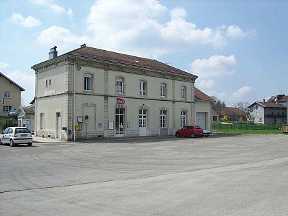 The station of Saint-Laurent-en-Grandvaux