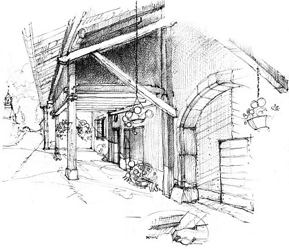 Sarrageois, village-rue