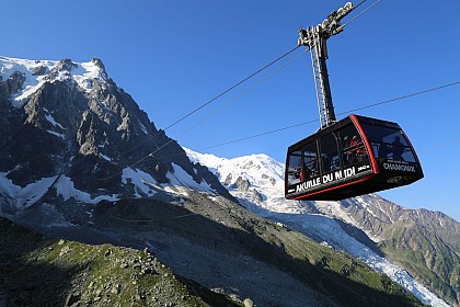 Aiguille du midi cable car