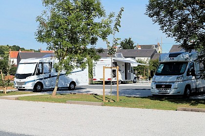 Aire camping-cars de Port-en-Bessin