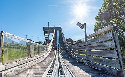 Le tremplin de saut à ski