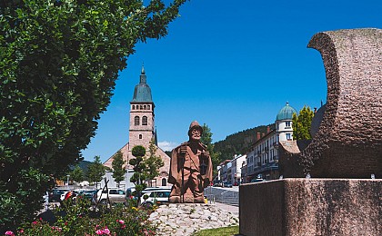 La statue du pélerin