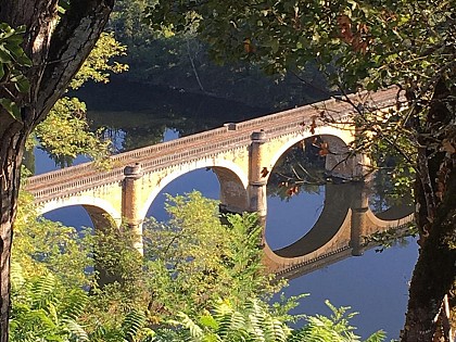 Point de vue sur la rivière Dordogne