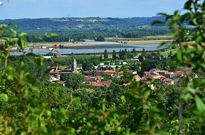 Point de vue st Laurent et vallée de la Garonne