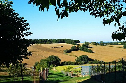 Point de vue sur Moncaut