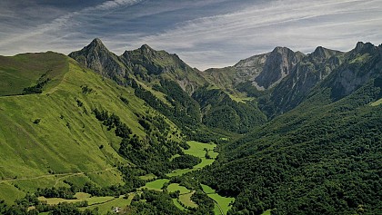 Vue sur Vallée d'Aspe