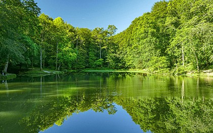 The Sargaillouse lake.