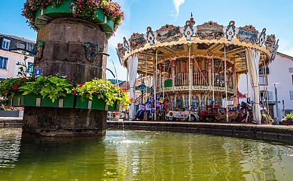 La fontaine de la place Albert Ferry