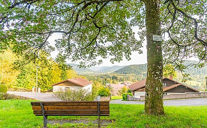 Le point de vue sur le Hohneck depuis Le Tholy