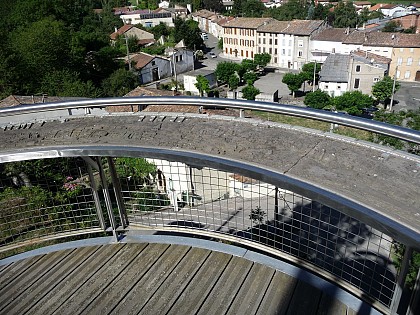 Point de vue de Villeneuve d'Olmes table d'orinetation