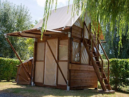Tentes Bivouac au Camping du Lac Terre d'Auge